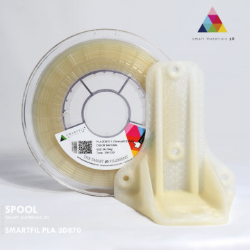 Piesa printata 3D din filament Smart Materials 3D SmartFil PLA 3D870 Natural (natural) 750g si rola - Filamente3D.ro