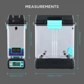 Dimensiuni PolyDryer - Statie de uscare si cutie de depozitare - Filamente3D.ro