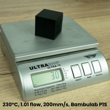 Rezerva de filament ApolloX Foaming Black - 1.75mm, 500g - compatibila role BambuLab si AMS_greutate_30g - Filamente3D.ro