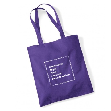 Macro totebag violet - Daca viata iti da lamai printeaza 3D un storcator - verso - Filamente3D.ro