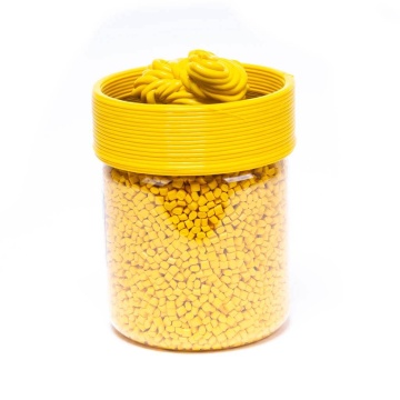 Mostra de culoare agent de colorare peleti FormFutura - culoare Traffic Yellow - Filamente3D.ro