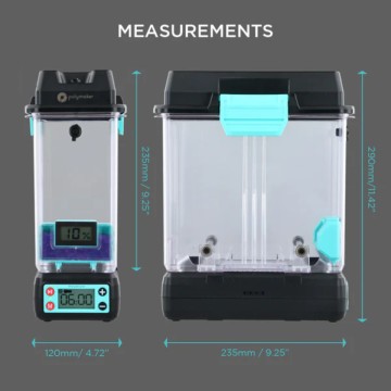Dimensiuni cutie PolyDryer Box - cutie de depozitare - Filamente3D.ro