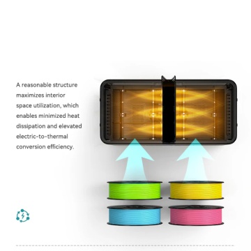 4 role de filament - dispozitiv de uscare si depozitare filamente Sunlu FilaDryer S4 - Filamente3D.ro