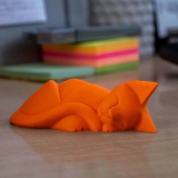 Pisica printata din filament AzureFilm PLA Original Orange 1kg - Filamente3D.ro