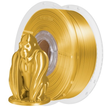 Filament 1.75 mm AzureFilm PLA Silk 18K Gold (auriu) 1kg