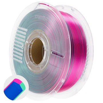 Filament 1.75 mm AzureFilm PLA Silk Tri Color Mermaid Dream (multicolor) 1kg
