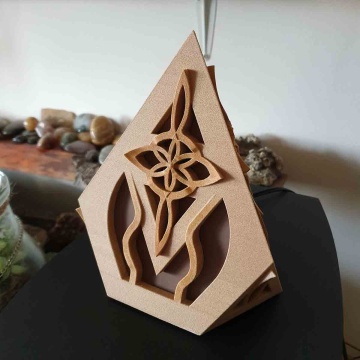 Decoratiune de craciun printata din filament AzureFilm ReFill LumberLay Pine - Filamente3D.ro