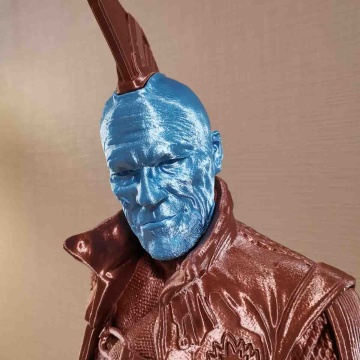 Statueta printata din filament AzureFilm PLA Silk Dark Copper 1kg - Filamente3D.ro