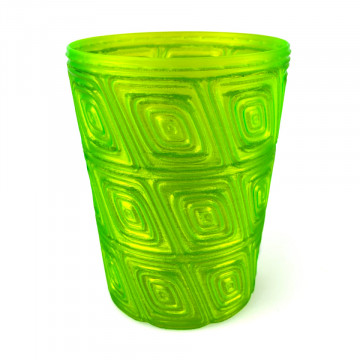 Vaza printata din filament 1.75 mm Fiberlogy Easy ABS Light Green Transparent (verde transparent) 750g - Filamente3D.ro