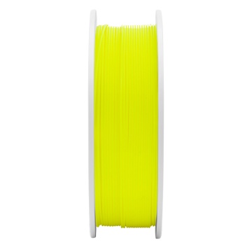Lateral rola de filament Fiberlogy Easy PLA Neon Yellow 850g - Filamente3D.ro