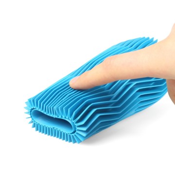 Vaza printata din filament Fiberlogy FiberFlex 30D Blue 850g - Filamente3D.ro