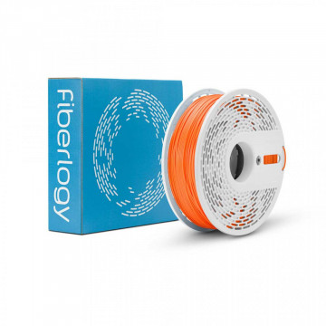 Ambalaj si rola de filament Fiberlogy FiberSilk Orange 850g - Filamente3D.ro