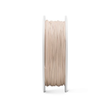 Lateral rola de filament Fiberlogy FiberWood White 750g - Filamente3D.ro