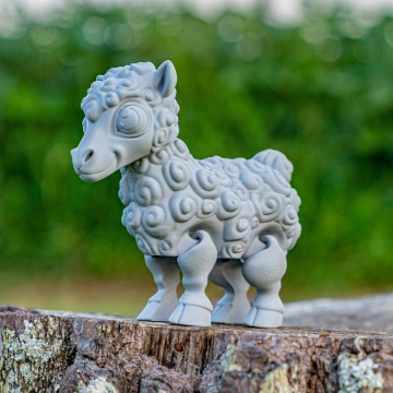 Animalut printat din filament 1.75 mm Polymaker Panchroma CoPE Grey 1kg - Filamente3D.ro