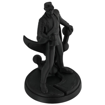 Statueta Polyman printata din filament 1.75 mm Polymaker Fiberon PET-CF17 Black (negru) 500g - Filamente3D.ro