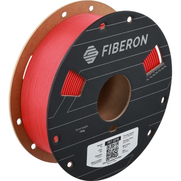Filament 1.75 mm Polymaker Fiberon PET-GF15 Red (rosu) 1kg