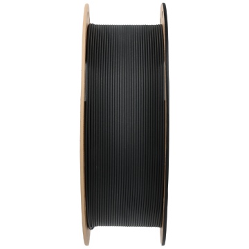 Lateral rola din filament 1.75 mm Polymaker Fiberon PETG-rCF08 Black (negru) 500g - Filamente3D.ro