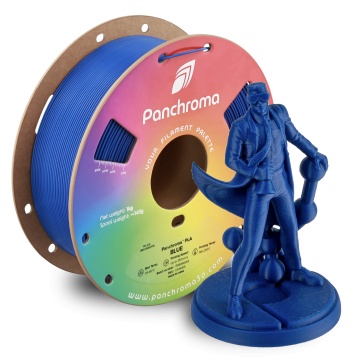 Rola si statueta Polyman printata din filament Polymaker Panchroma PLA Blue 1kg - Filamente3D.ro
