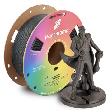 Rola si statueta Polyman printata din filament Polymaker Panchroma PLA Dark Grey 1kg - Filamente3D.ro