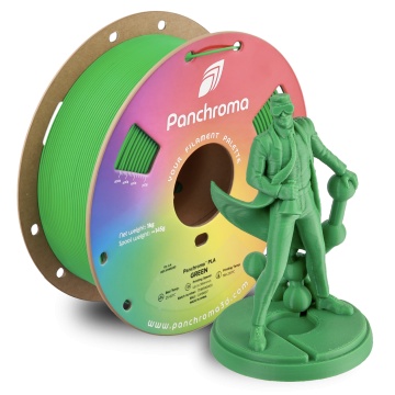 Rola si statueta Polyman printata din filament Polymaker Panchroma PLA Green 1kg - Filamente3D.ro