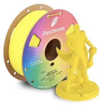 Rola si statueta Polyman printata din filament Polymaker Panchroma PLA Lemon Yellow  1kg - Filamente3D.ro