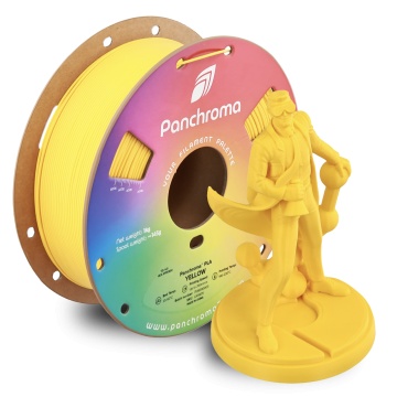 Rola si statueta Polyman printata din filament Polymaker Panchroma PLA Yellow 1kg - Filamente3D.ro