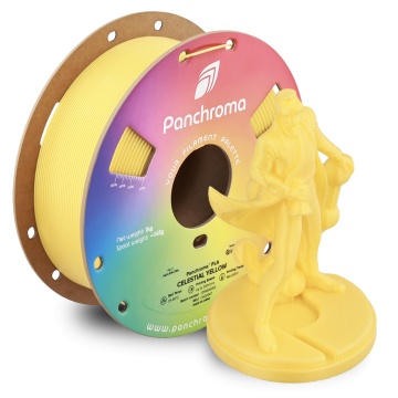 Rola si statueta Polyman printata din filament Panchroma PLA Celestial Yellow 1kg - Filamente3D.ro