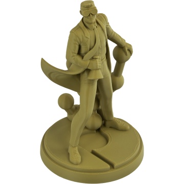 Statueta om de stiinta printat din filament 1.75 mm Polymaker Panchroma PLA Matte Muted Moss 1kg
