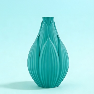 Vaza printata din filament 1.75 mm Polymaker Panchroma PLA Matte Muted Teal 1kg