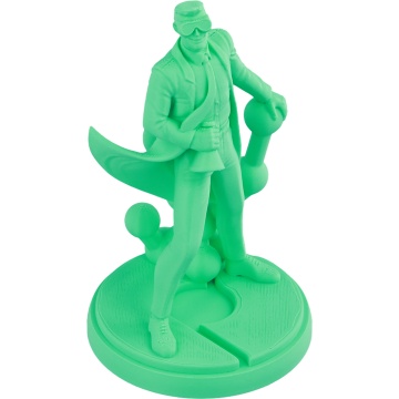 Statueta om de stiinta printat din filament 1.75 mm Polymaker Panchroma PLA Matte Seafoam Green 1kg