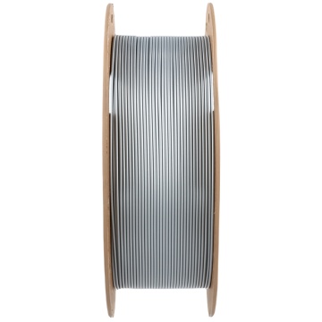 Rola filament 3D lateral - Panchroma Metallic Silver cu efect metalic argintiu si sclipici - ideal pentru finisaje decorative - Filamente3D.ro