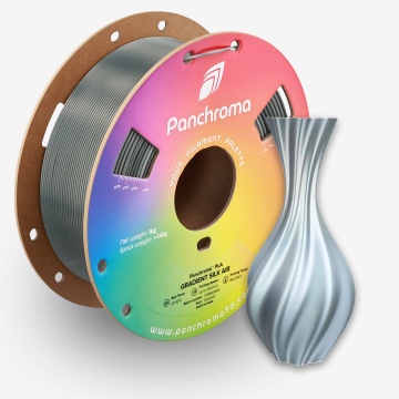 Rola si vaza printata din filament Polymaker Panchroma PLA Silk Gradient Air 1kg - Filamente3D.ro