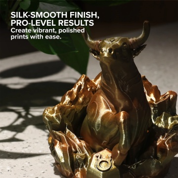 Statueta scorpion printata din filament Polymaker Panchroma PLA Silk Gradient Earth 1kg - Filamente3D.ro