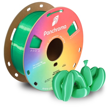 Rola si animalut printat din filament Polymaker Panchroma PLA Silk Green - Filamente3D.ro