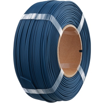 Vedere laterala rezerva de filament 1.75 mm Polymaker Refill Panchroma PLA Matte Army Blue 1kg - Filamente3D.ro
