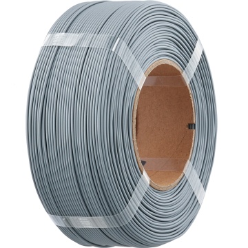 Vedere laterala rezerva de filament 1.75 mm Polymaker Refill Panchroma PLA Matte Fossil Grey 1kg - Filamente3D.ro