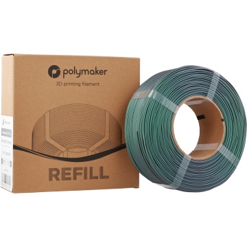 Filament 1.75 mm Polymaker Refill Panchroma PLA Starlight Comet (verde) 1kg - ambalaj si rola - Filamente3D.ro
