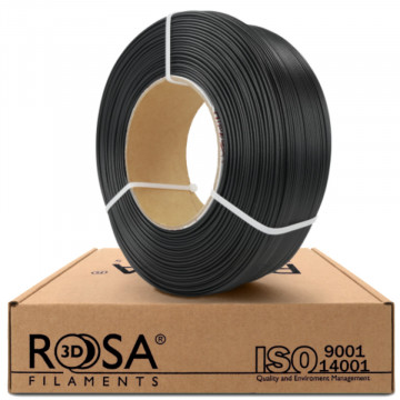 Filament 1.75 mm Rosa 3D ReFill PET-G CarbonLook (negru) 1kg