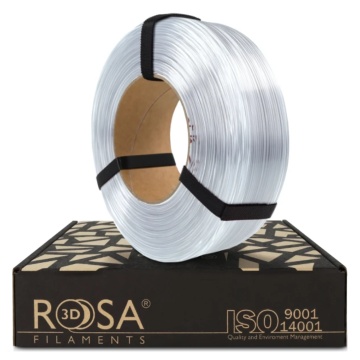 Filament 1.75 mm Rosa 3D ReFill PET-G Standard HS Transparent (transparent) 1kg