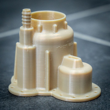 Piesa tehnica printata 3D din filament 1.75mm FormFutura PPSU 500g - Filamente3D.ro