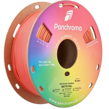 Rola vertical filament Polymaker Panchroma PLA Gradient Matte Fall 1kg - Filamente3D.ro