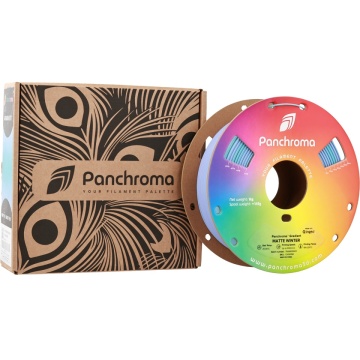 Rola si cutie filament Polymaker Panchroma PLA Gradient Matte Winter 1kg - Filamente3D.ro