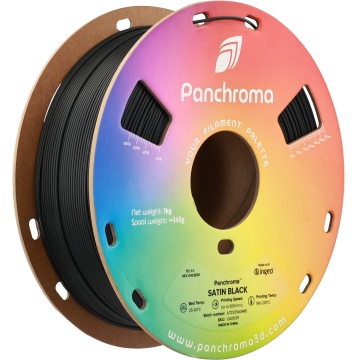 Rola verticala de filament Polymaker Panchroma Satin Black 1kg - Filamente3D.ro