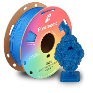 Statueta monstrulet printat 3D din filament Polymaker Panchroma Satin Blue 1kg si rola - Filamente3D.ro