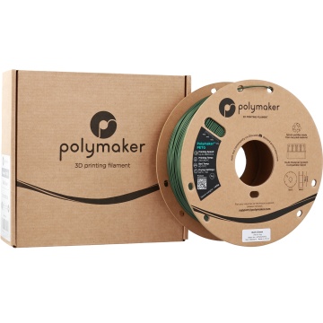 Ambalaj cutie si rola de filament 1.75 mm Polymaker PETG Dark Green 1kg - Filamente3D.ro