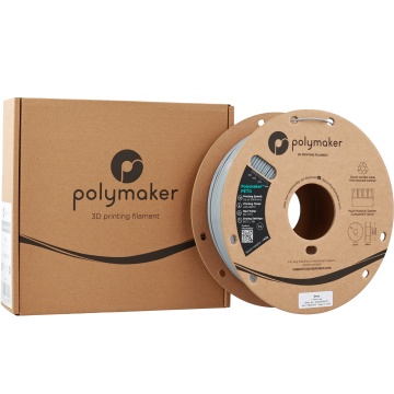 Ambalaj cutie si rola de filament 1.75 mm Polymaker PETG Grey 1kg - Filamente3D.ro