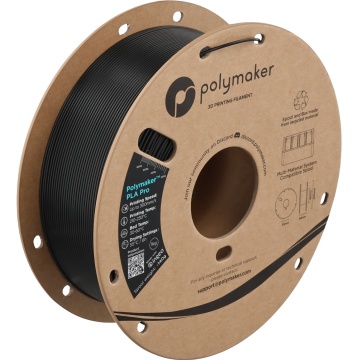 Filament 1.75mm Polymaker PLA Pro - High Speed Tough PLA Black (negru) 1kg