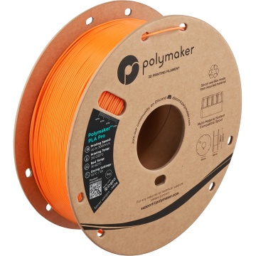 Rola de filament 1.75mm Polymaker PLA Pro - High Speed Tough PLA Orange (portocaliu) 1kg