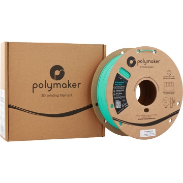 Cutie si rola de filament 1.75mm Polymaker PLA Pro - High Speed Tough PLA Polymaker Teal (turcoaz) 1kg