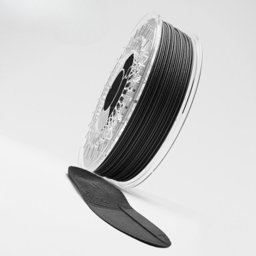 Filament 1.75mm Recreus FilaFlex 95A Foamy Black (negru) - 95A ... 70A - 750g